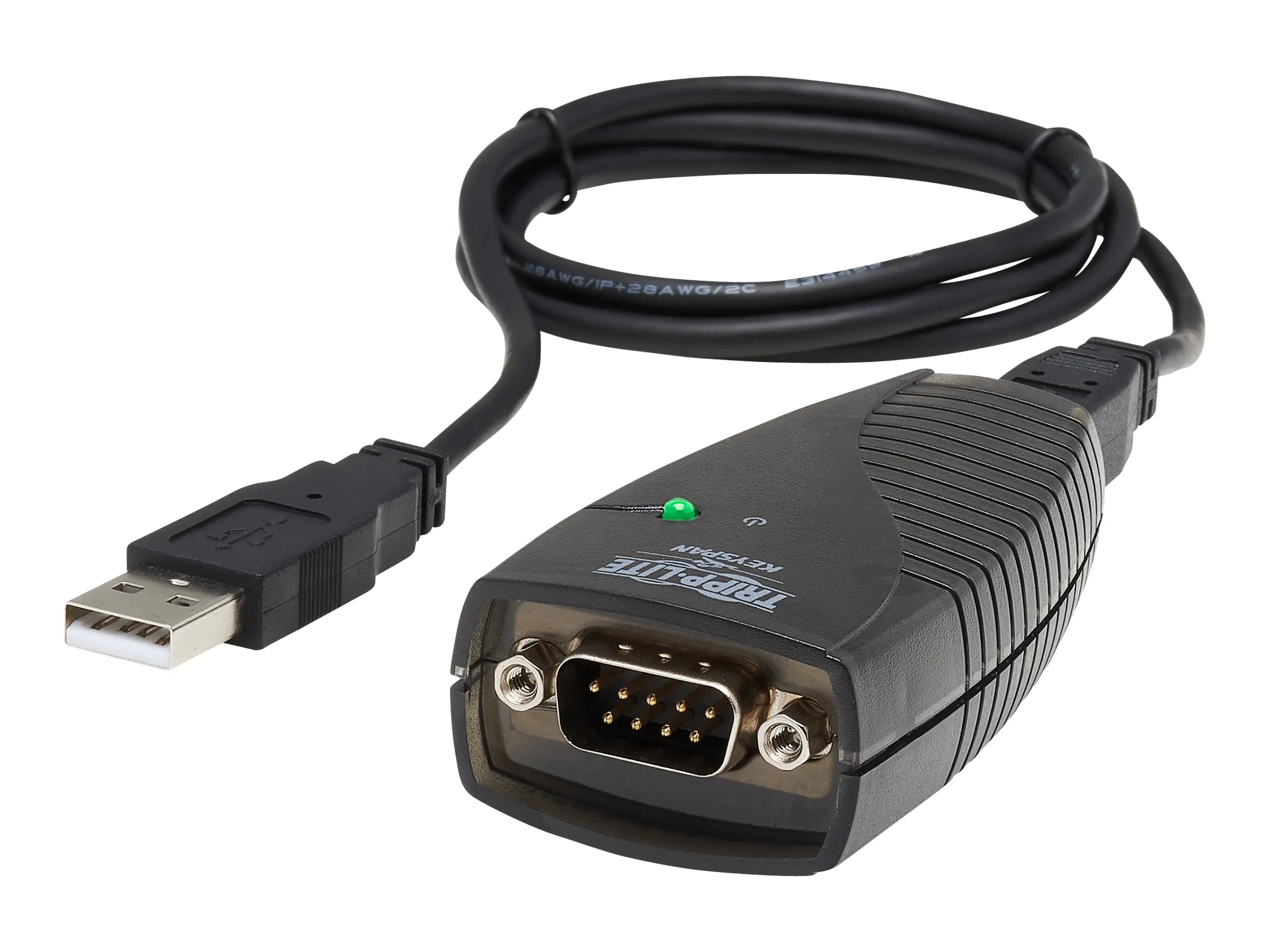 Eaton Tripp Lite Series Keyspan High Speed USB to Serial Adapter - Serieller Adapter - USB - RS-232 - Schwarz