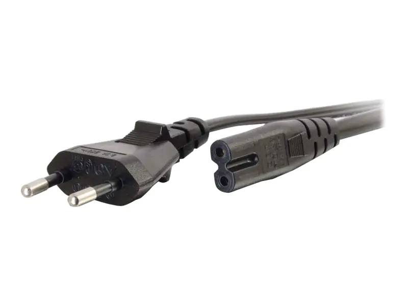 C2G Non-Polarised Power Cord - Stromkabel - power IEC 60320 C7 zu power CEE 7/7 (M)