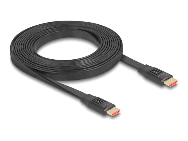 Delock Highspeed - HDMI-Kabel mit Ethernet - HDMI männlich zu HDMI männlich - 3 m - Schwarz - verg