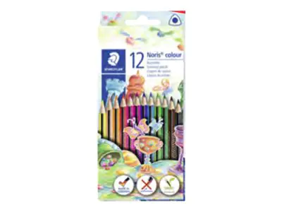 STAEDTLER Noris colour - Farbstift - ausgewählte leuchtende Farben (Packung mit 12) 187 C12