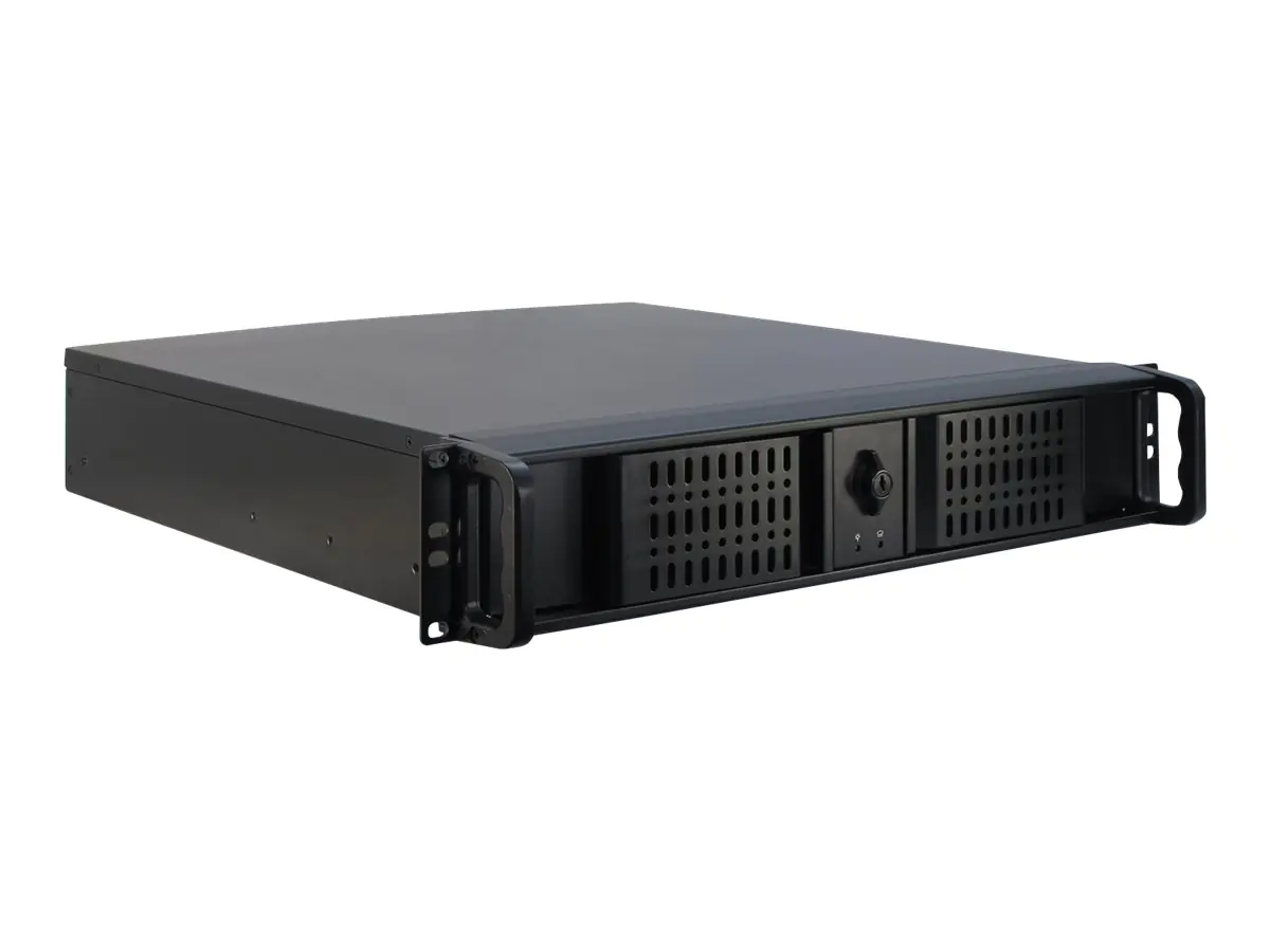 Inter-Tech IPC 2U-2098-SK - Rack-Montage - 2U - micro ATX - keine Spannungsversorgung (ATX) - USB