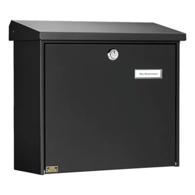 BURG-WÄCHTER Briefkasten Comfort 913 38 x 34 x 14,8 cm (B x H x T) Stahlblech schwarz, pulverbeschichtet