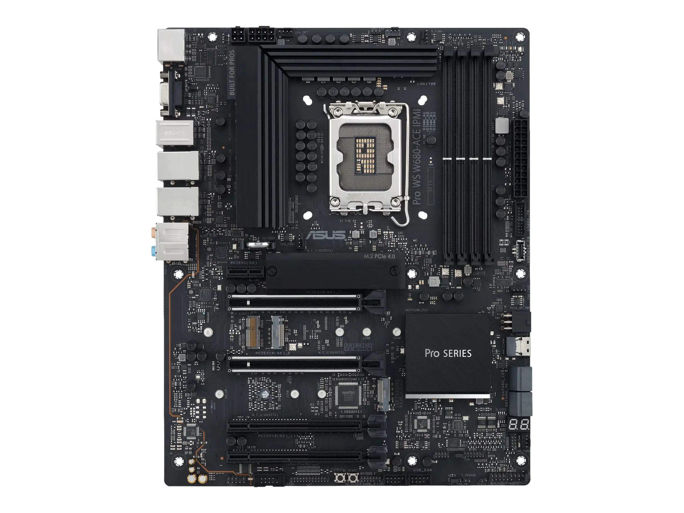 ASUS Pro WS W680-ACE IPMI - Motherboard - ATX - LGA1700-Sockel - W680 Chipsatz - USB 3.2 Gen 1, US