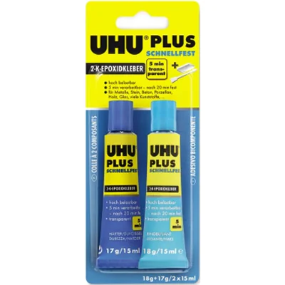 UHU PLUS SCHNELLFEST - Zweikomponentenkleber 45700