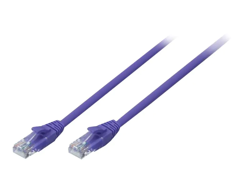 Lindy - Netzwerkkabel - RJ-45 (M) bis RJ-45 (M) - 1 m - UTP - CAT 6 - geformt, ohne Haken, verseilt - lila