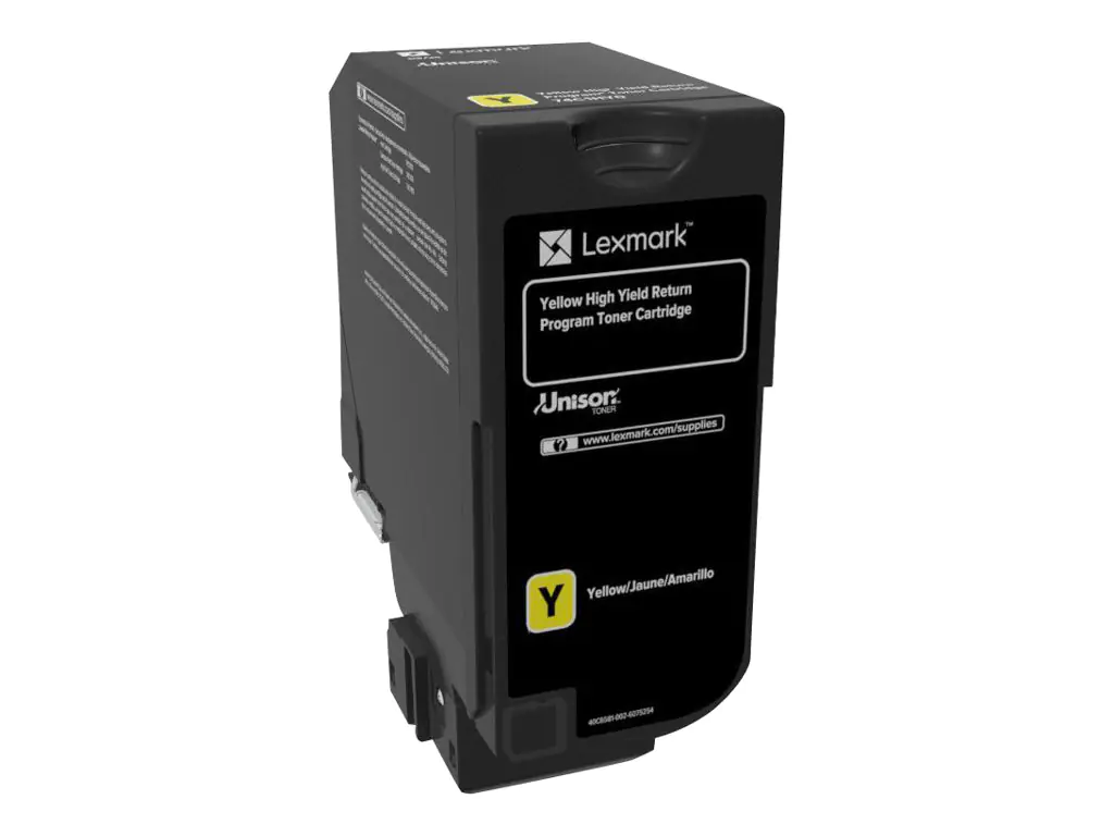 Lexmark - Hohe Ergiebigkeit - Gelb - Original - Tonerpatrone LCCP, LRP - für Lexmark CS725de, CS725dte