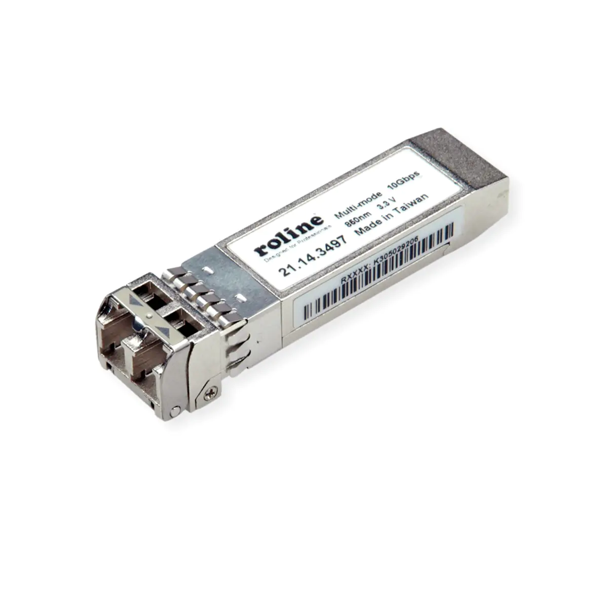 Roline - SFP (Mini-GBIC)-Transceiver-Modul - 10 GigE optisch - 10GBase-SR - LC Multi-Mode - bis zu 300 m - 850 nm Roline - SFP (Mini-GBIC)-Transceiver-Modul - 10 GigE optisch - 10GBase-SR - LC Multi-Mode - bis zu 300 m - 850 nm
