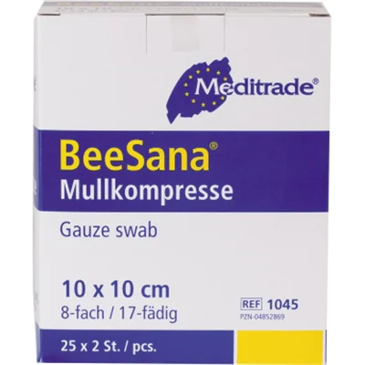 SÖHNGEN Mullkompresse 1005517 10x10cm einzeln steril 25 St./Pack. SÖHNGEN Mullkompresse 1005517 10x10cm einzeln steril 25 St./Pack.