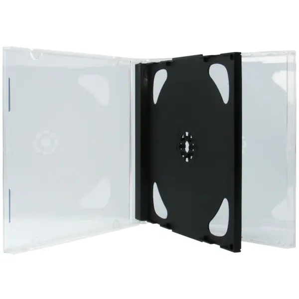 Xlayer CD/DVD Hülle Jewelcase für 2 CD/DVD Tray