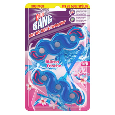 CILLIT BANG WC-Duftspüler 6in1 Blüten Frische 2 x 39 g/Pack.