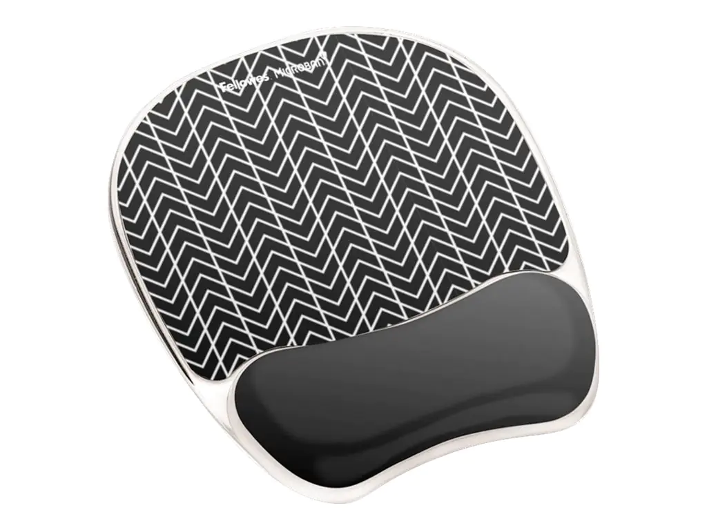 Fellowes Photo Gel - Mauspad mit Handgelenkpolsterkissen - Chevron Fellowes Photo Gel - Mauspad mit Handgelenkpolsterkissen - Chevron