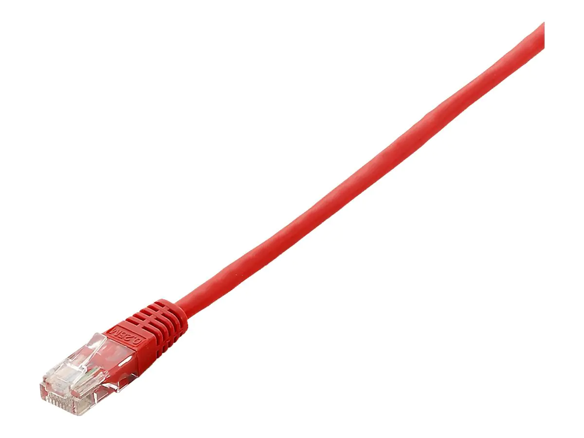 Equip Life - Patch-Kabel - RJ-45 (M) zu RJ-45 (M) - 1 m - UTP - CAT 6 - geformt, verseilt - Rot