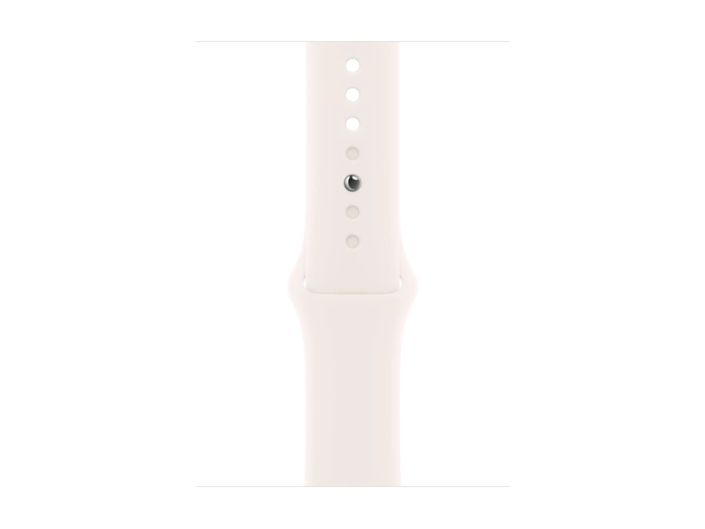 Apple Watch Series 10 (GPS) - 46 mm - Aluminium, Roségold - intelligente Uhr mit Sportband - Flouroelastomer - hellrosa - Bandgröße: M/L - 64 GB - Wi-Fi 4, UWB, Bluetooth - 36.4 g