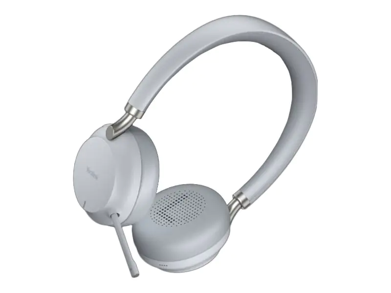 Yealink BH72 Lite - Headset - On-Ear - Bluetooth - kabellos - Adapter USB-A via Bluetooth - Geräuschisolierung - Hellgrau - Zertifiziert für Microsoft Teams
