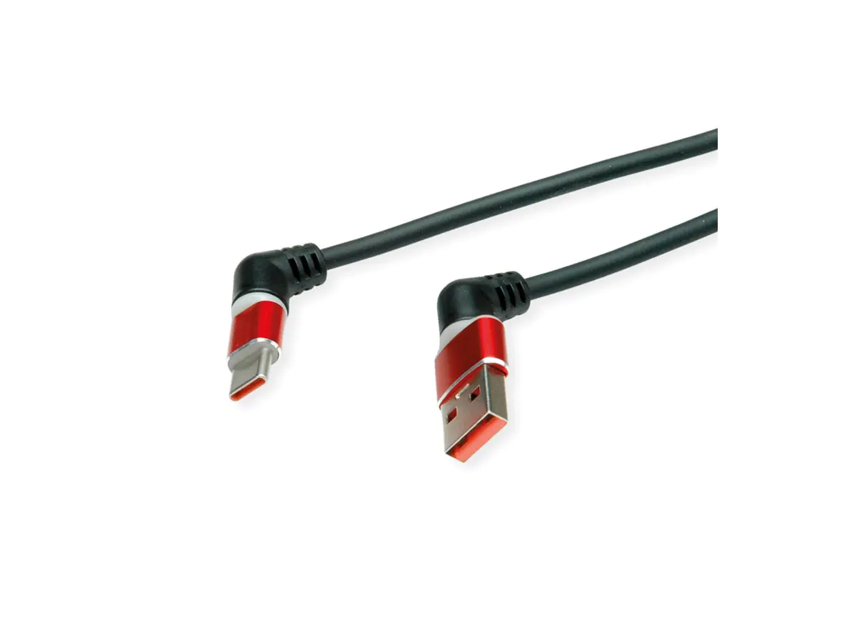 ROLINE USB2.0 Kabel 360°-drehb. A-C ST/ST 1m - Kabel - Digital/Daten