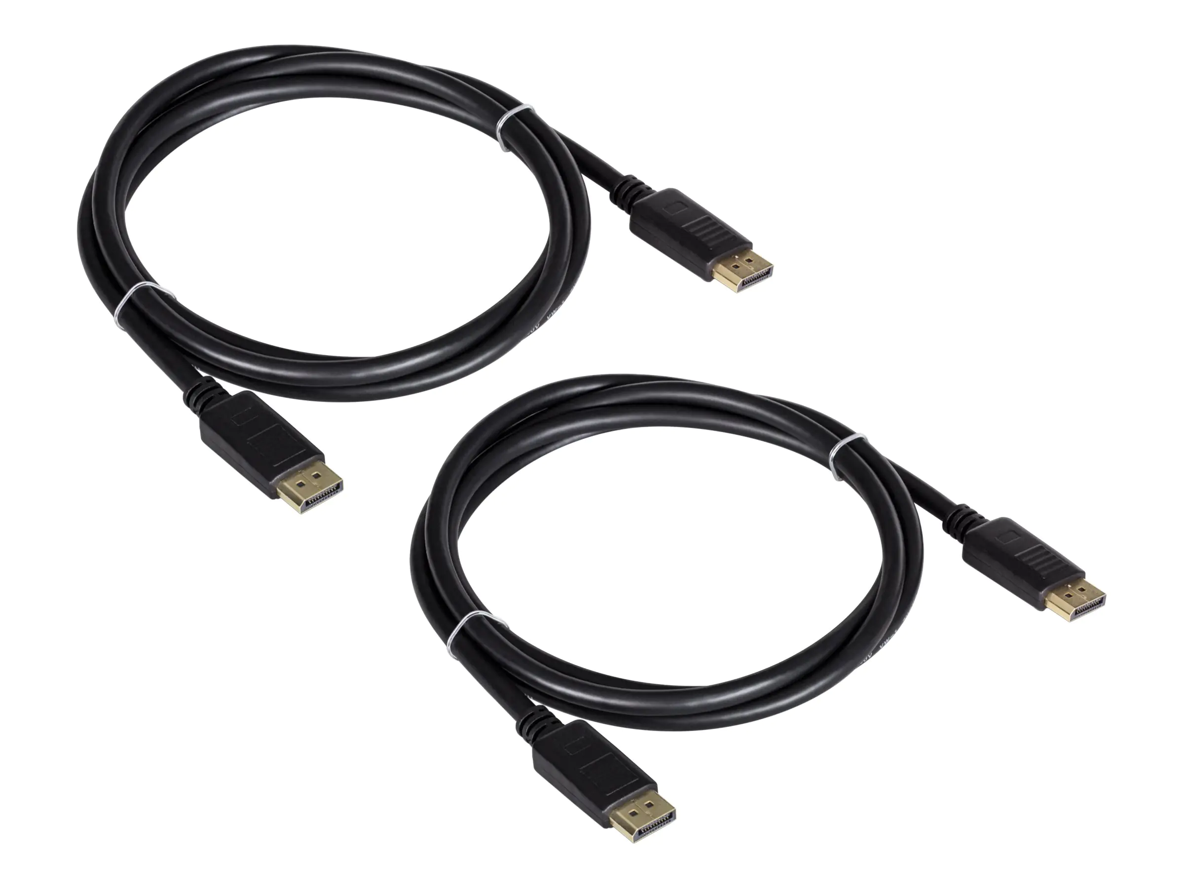 Trendnet - DisplayPort-Kabel - DisplayPort (M) zu DisplayPort (M) - DisplayPort 1.2 - 1.8 m - unterstützt 4K 60 Hz (3840 x 2160) (Packung mit 2)