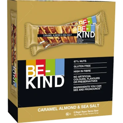 BE-KIND Nussriegel CARAMEL ALMOND SEA SALT 12 x 40 g/Pack.