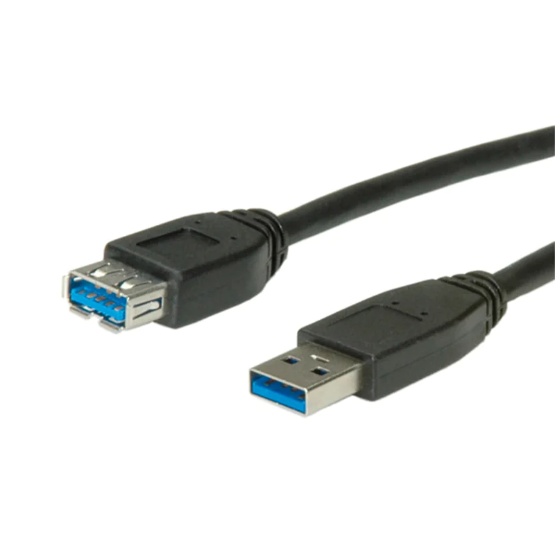 Roline - USB-Verlängerungskabel - USB Typ A (M) zu USB Typ A (W) - USB 3.0 - 1.8 m - Schwarz
