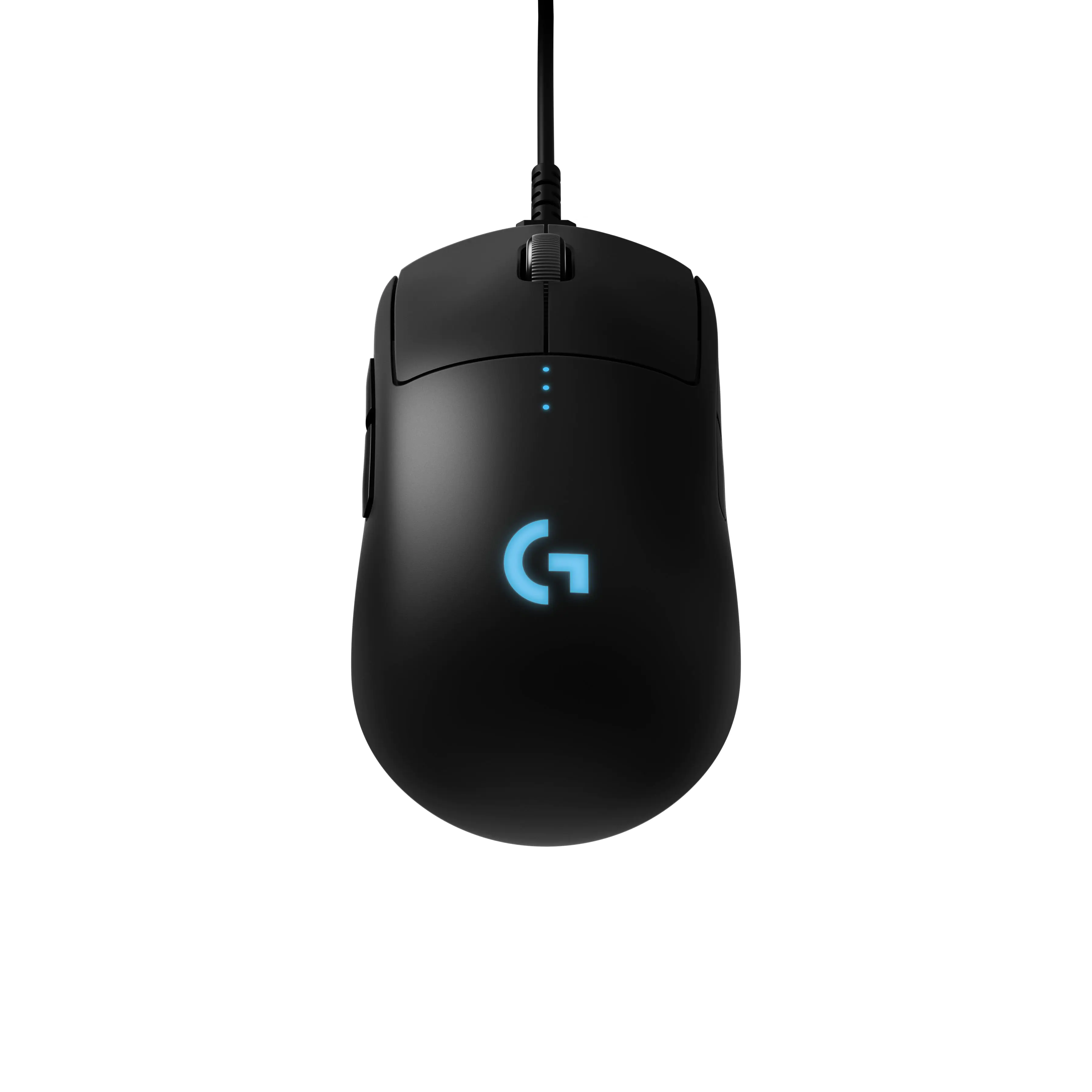 Logitech G Pro - Maus - rechts- und linkshändig - optisch - kabellos - 2.4 GHz - kabelloser Empfänger (USB)