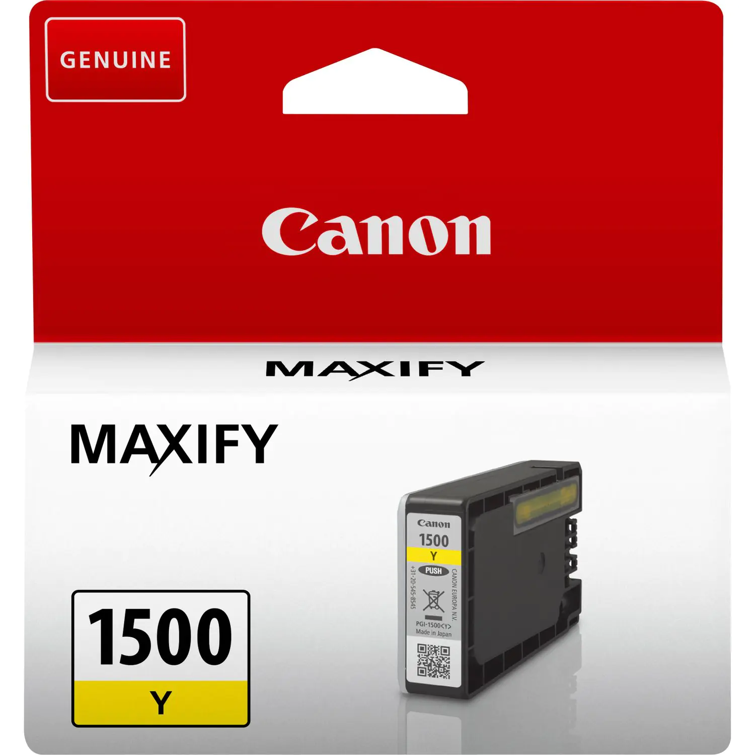 Canon PGI-1500 Y - 4.5 ml - Gelb - Original - Tintenbehälter - für MAXIFY MB2050, MB2150, MB2155, MB2350, MB2750, MB2755 Canon PGI-1500 Y - 4.5 ml - Gelb - Original - Tintenbehälter - für MAXIFY MB2050, MB2150, MB2155, MB2350, MB2750, MB2755