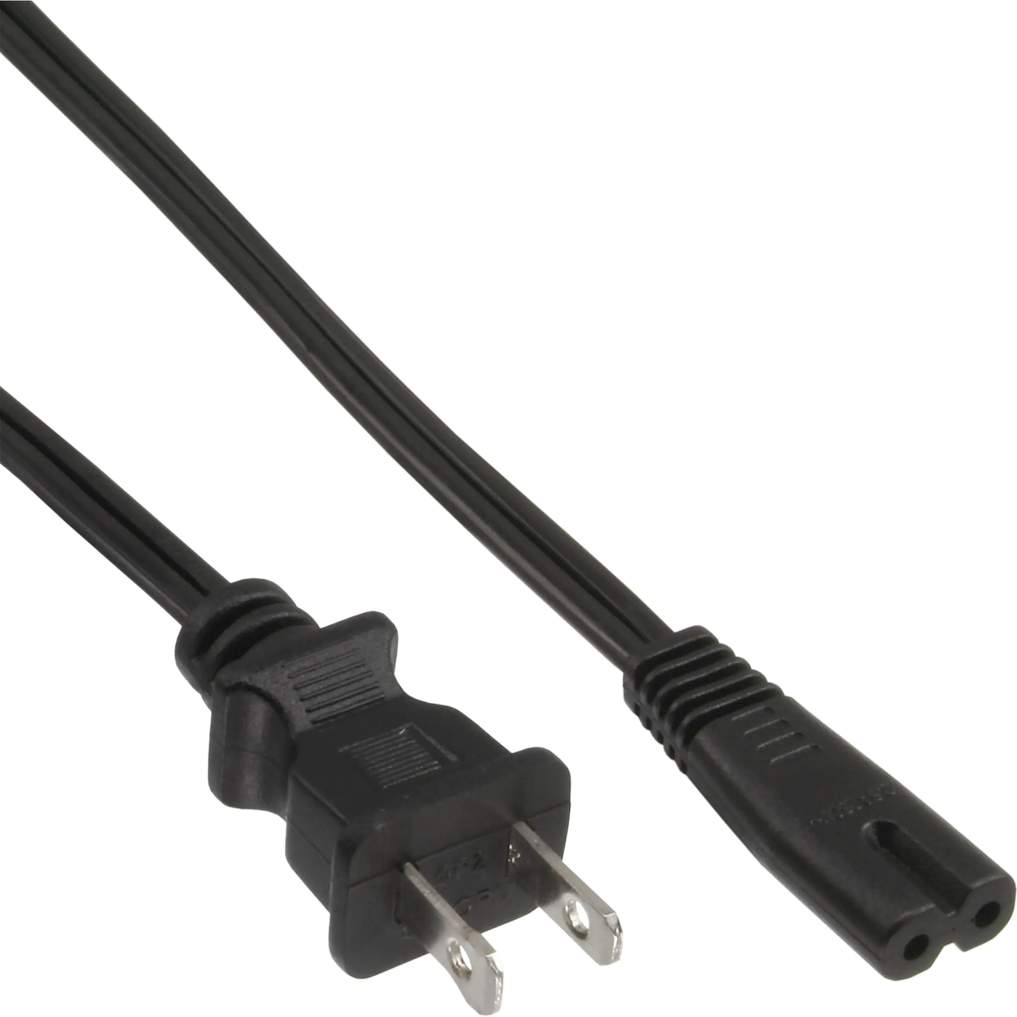 InLine - Stromkabel - 2-polig (M) zu IEC 60320 C7 - Wechselstrom 110 V - 1.8 m - Vereinigte Staaten