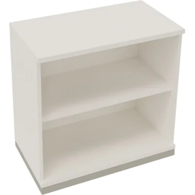 Regal 2OH B800xT442xH781mm Silberaluminium/Diamant Weiß Regal 2OH B800xT442xH781mm Silberaluminium/Diamant Weiß