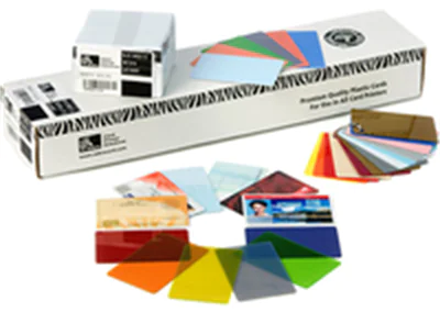 Zebra Color - Polyvinylchlorid (PVC) - 30 mil - Blau - CR-80 Card (85.6 x 54 mm) 500 Karte(n) Karten - für Zebra P110m, P330i, P430i