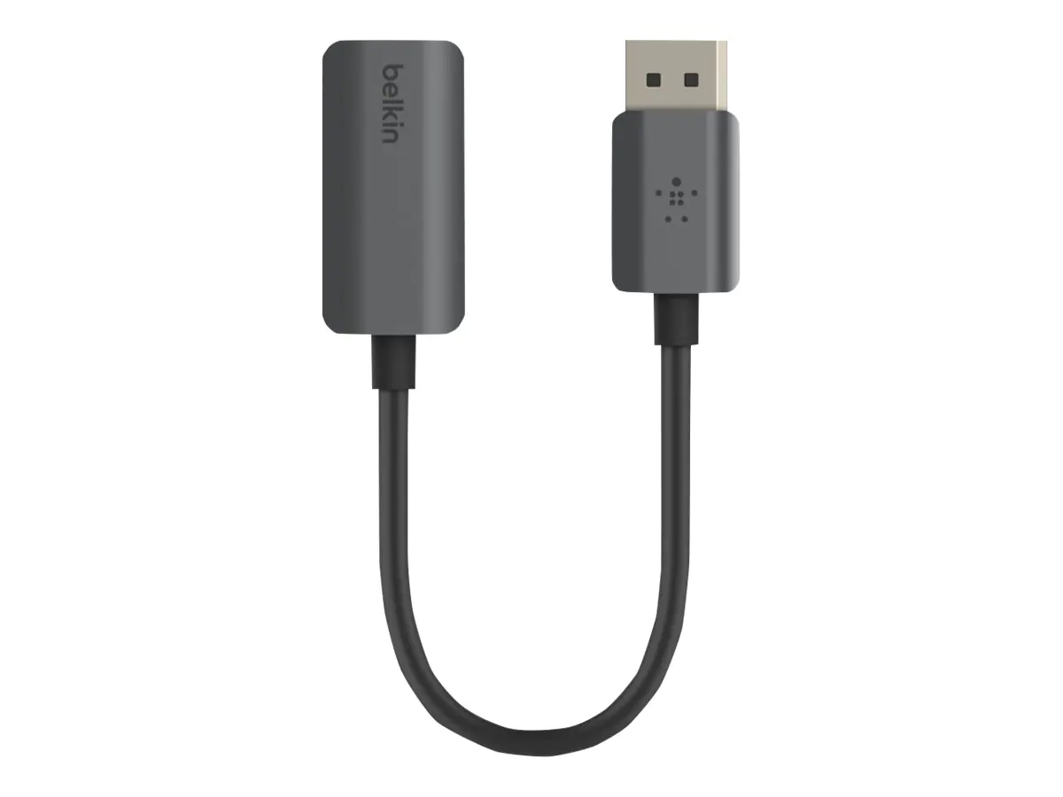 Belkin - Videoadapter - DisplayPort männlich zu HDMI weiblich - 22.05 cm - Schwarz - aktiv