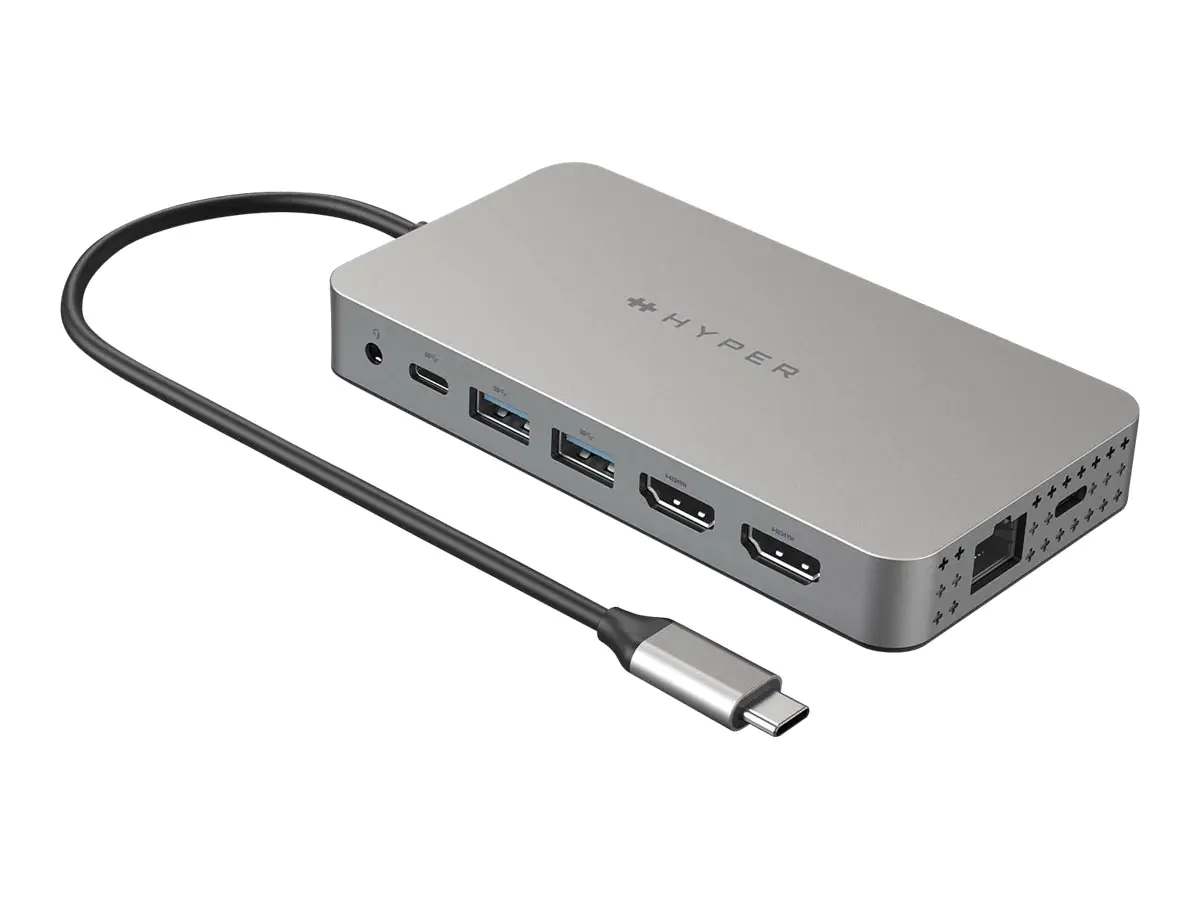 HyperDrive - Dockingstation - USB-C - 2 x HDMI - 1GbE HyperDrive - Dockingstation - USB-C - 2 x HDMI - 1GbE