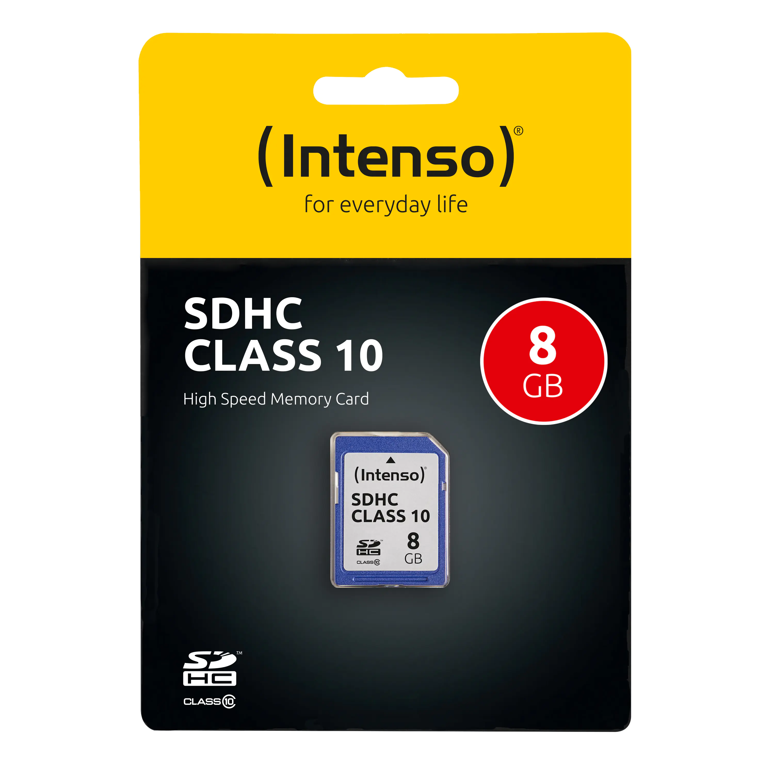 Intenso Class 10 - Flash-Speicherkarte - 8 GB - Class 10 - SDHC Intenso Class 10 - Flash-Speicherkarte - 8 GB - Class 10 - SDHC