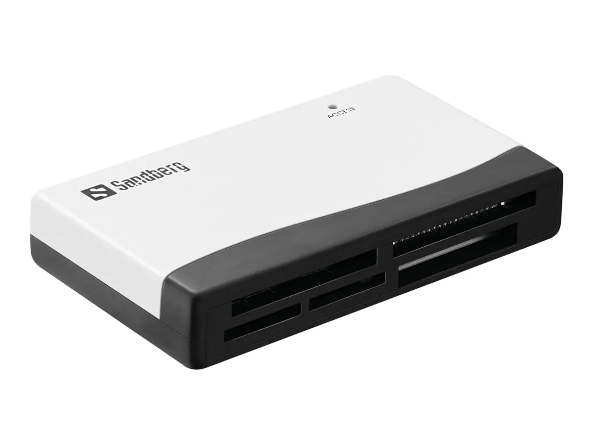 Sandberg Multi Card Reader - Kartenleser (MS, MMC, SD, xD, CF, TransFlash, microSD, SDHC, MS Micro) - USB 2.0