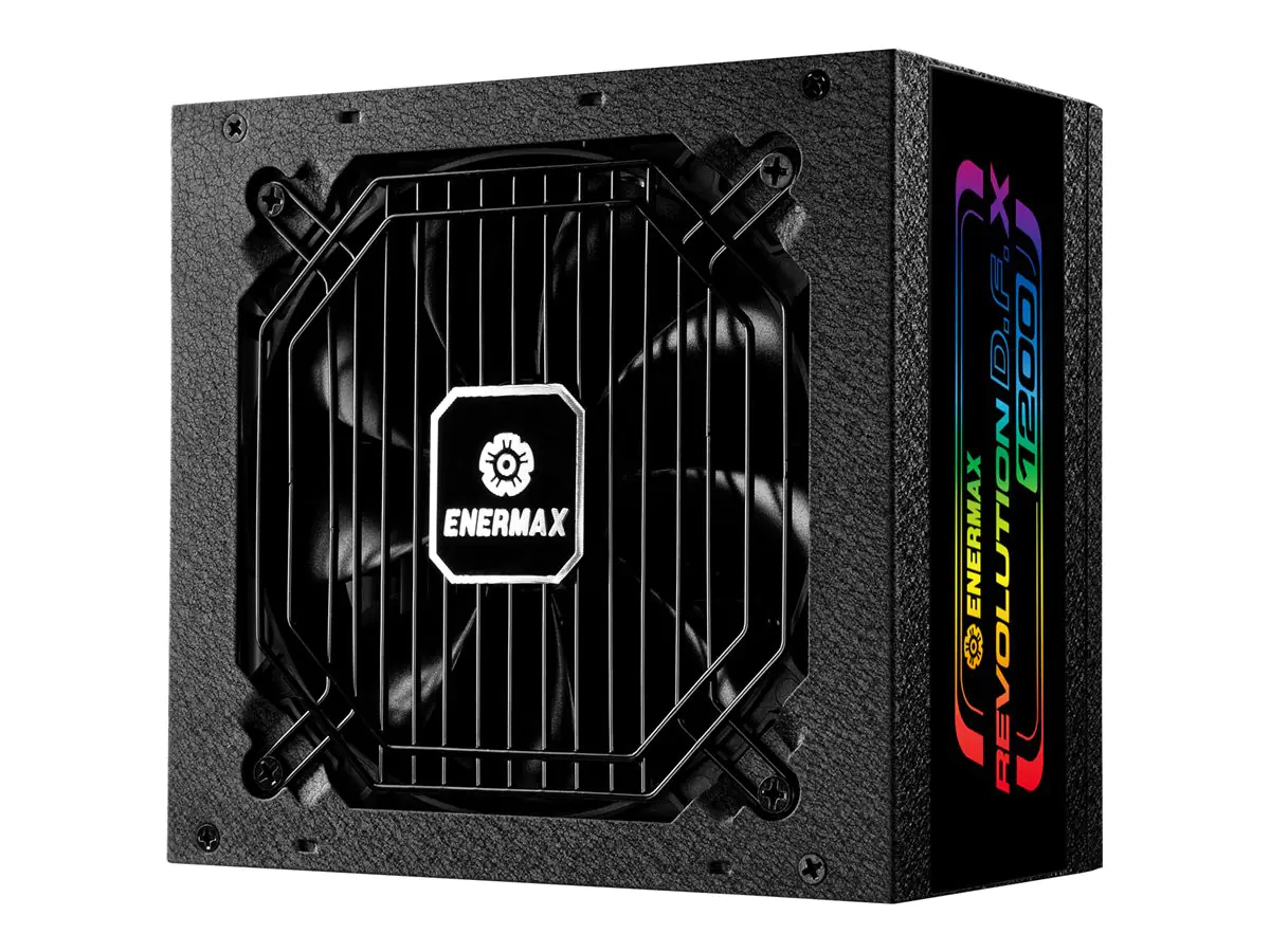 Enermax Revolution D.F. X - Netzteil (intern) - komplett modular - ATX12V 3.0 - 80 PLUS Gold - Wechselstrom 100-240 V - 1200 Watt