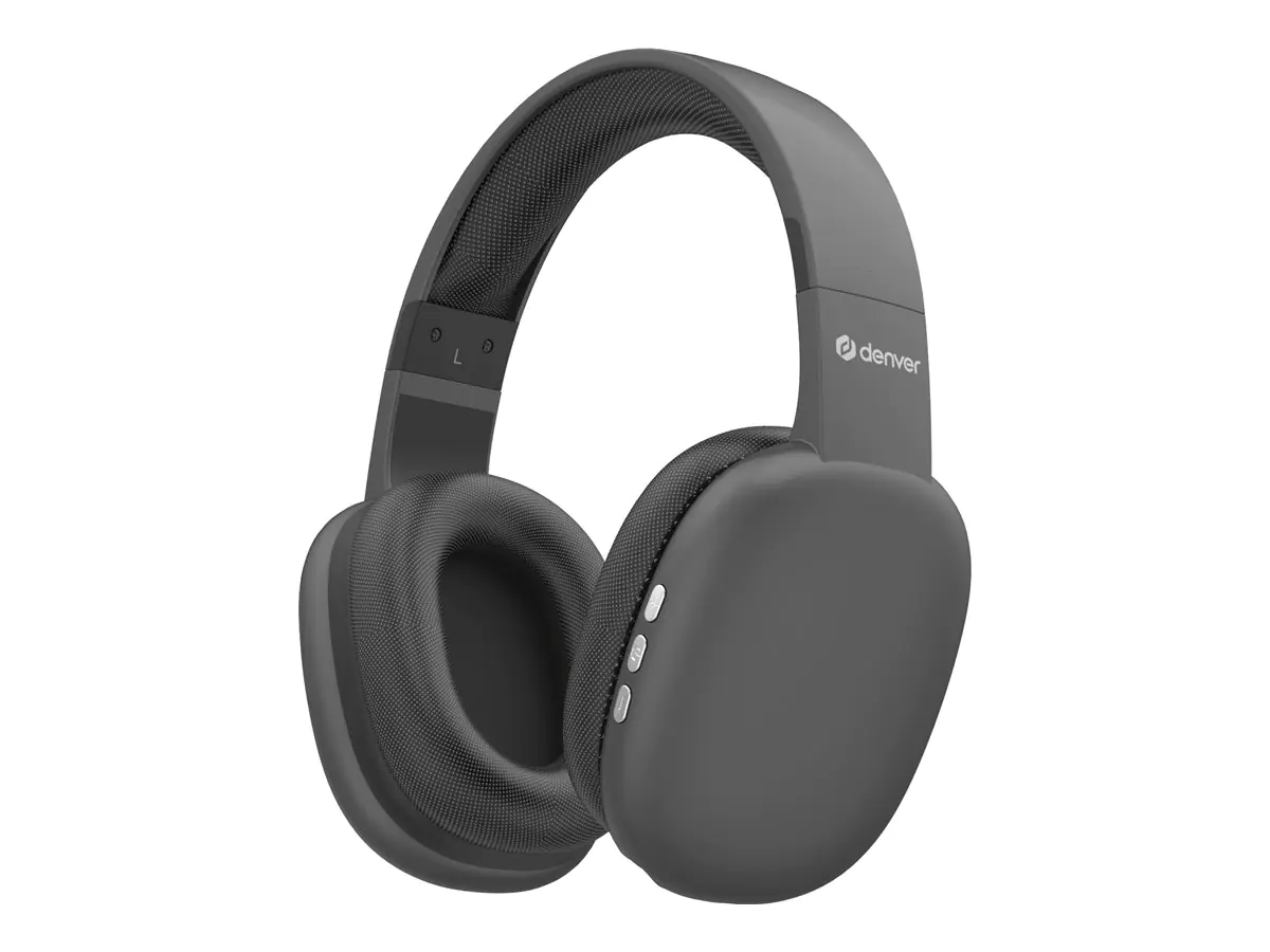 DENVER - Headset - ohrumschließend - Bluetooth - kabellos, kabelgebunden - 3,5 mm Stecker