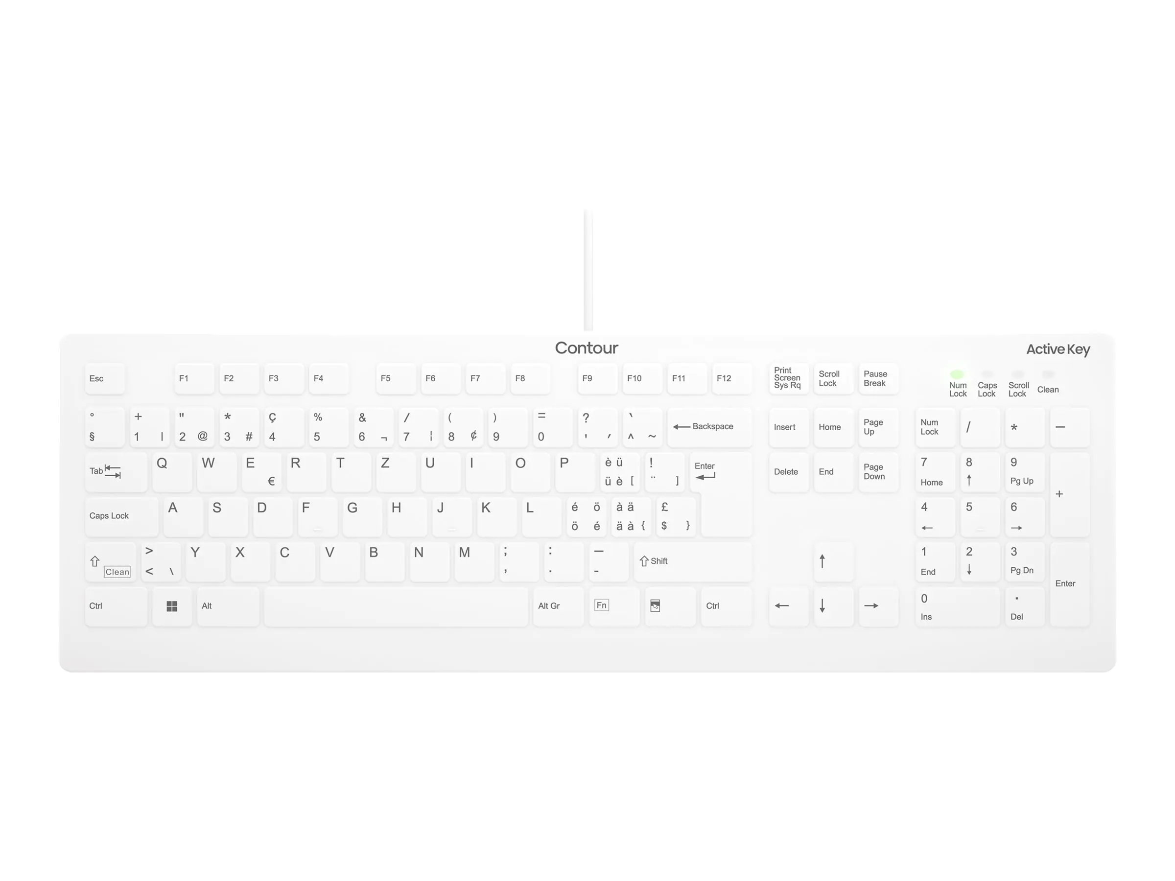 Cherry Active Key AK-C8112 - Tastatur - medical - 100%