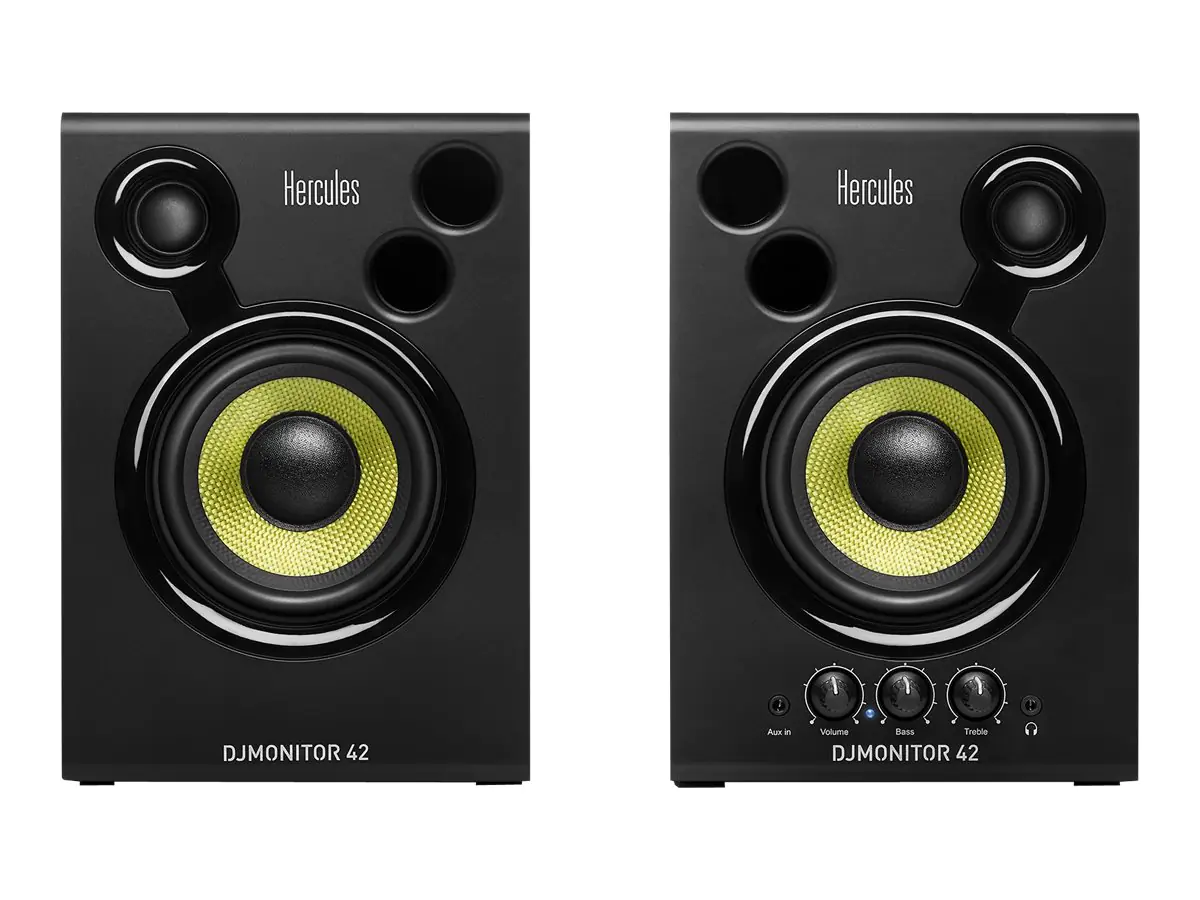 Hercules DJ Monitor 42 - Monitorlautsprecher - 40 Watt (Gesamt) - zweiweg