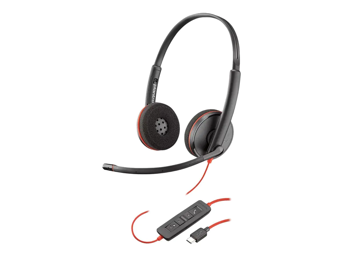 Poly Blackwire C3220 - 3200 Series - Headset - On-Ear - kabelgebunden - USB-C - Geräuschisolierung