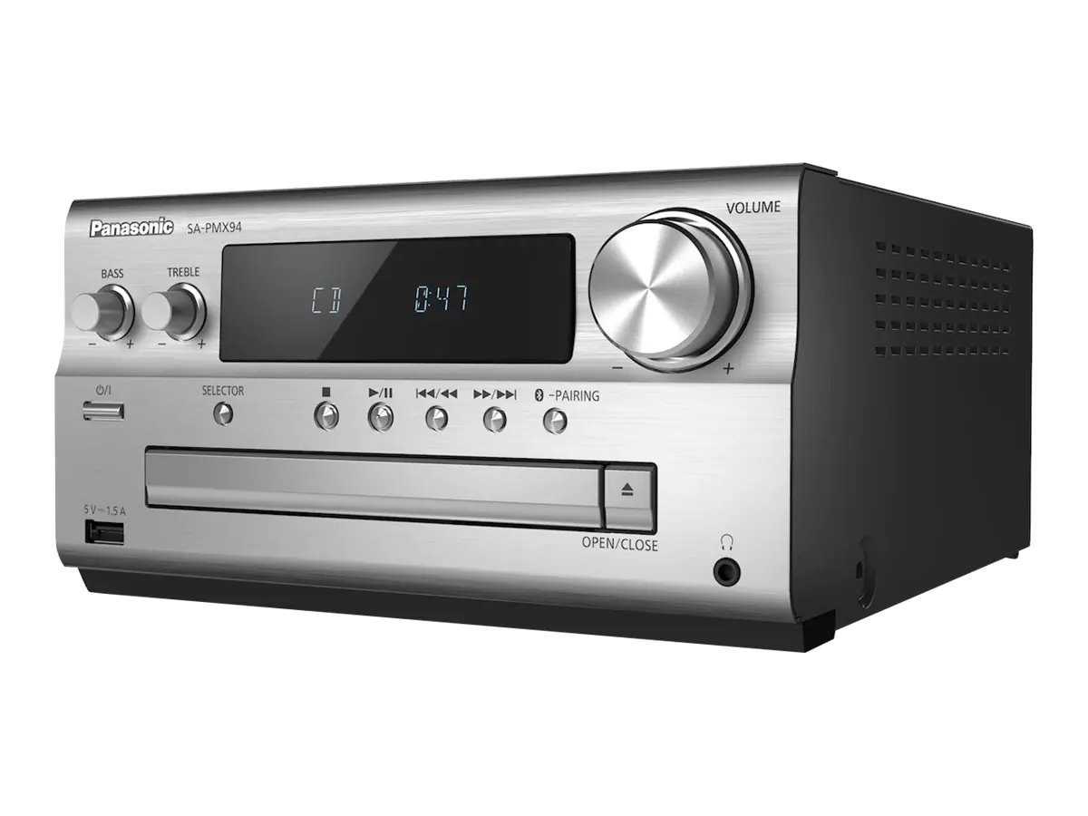 Panasonic SC-PMX94 - Audiosystem - 2 x 60 Watt - Silber