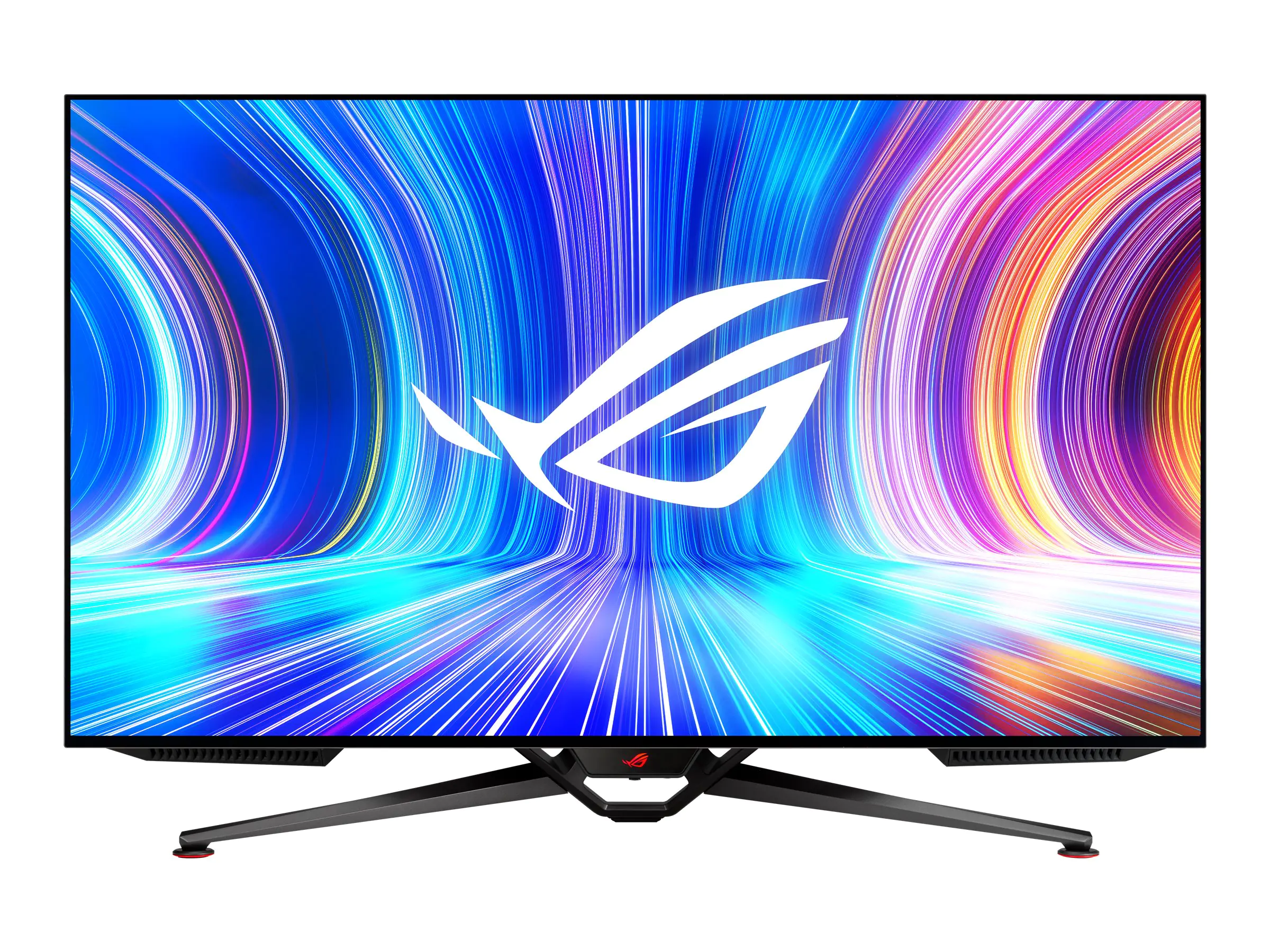 ASUS ROG Swift OLED PG42UQ - OLED-Monitor - Gaming - 105.6 cm (41.5") - 3840 x 2160 4K @ 138 Hz - 450 cd/m² - 135000:1 - HDR10 - 4xHDMI, DisplayPort - Lautsprecher