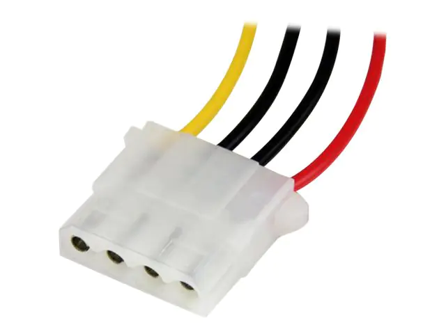 StarTech 30cm LP4 Molex Strom Verlängerung - 4 Pin Anschlusskabel / Verlängerungskabel - Stecker/Buchse - Spannungsversorgungs-Verlängerungskabel - interne Stromversorgung, 4-polig (M) zu interne Stromversorgung, 4-polig (W) - 30.48 cm - für P/N: PYO2L, S
