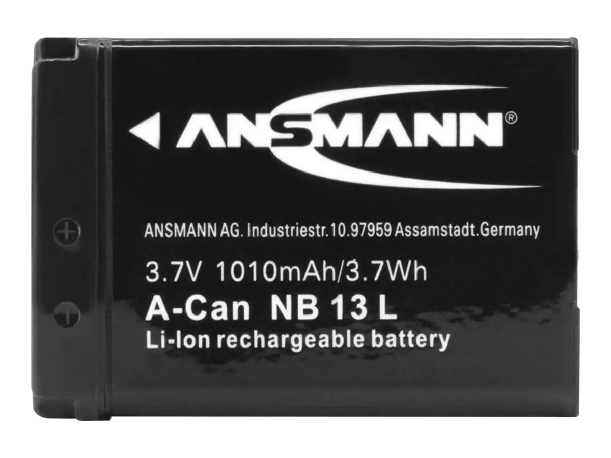 Ansmann A-Can NB 13 L - Batterie - Li-Ion - 1010 mAh - 3.7 Wh - für Canon PowerShot G1, G5, G7, G9, SX620, SX720, SX730, SX740