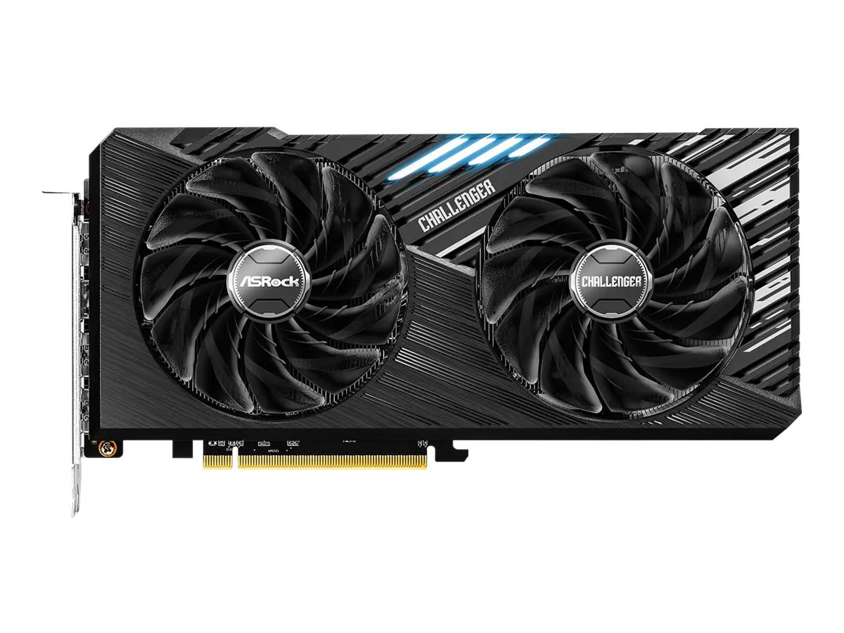 ASRock Challenger Radeon RX 7600 XT 16GB OC - Grafikkarten - Radeon RX 7600 XT - 16 GB GDDR6 - PCIe 4.0 x8 - HDMI, 3 x DisplayPort - Box