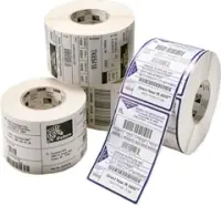 Zebra Z-Select 2000T - Matt - permanenter Acrylklebstoff - beschichtet - 6,3 mil - weiß - 10