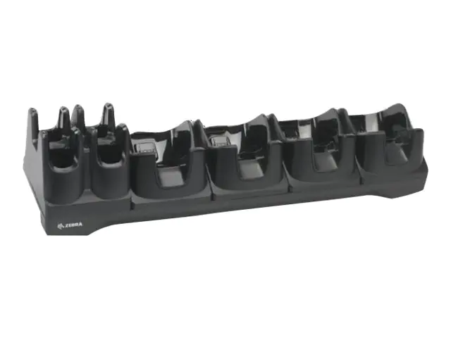 Zebra 4Slot Ethernet Cradle with 4Slot Spare Battery - Docking Cradle (Anschlußstand) - Ethernet - 10Mb LAN - für Zebra TC8000 Premium, TC8000 Standard, TC8300