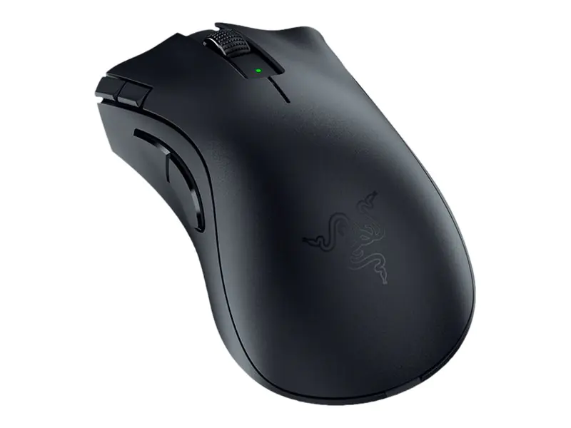 Razer DeathAdder V2 X HyperSpeed - Maus - ergonomisch - Für Rechtshänder - optisch - 7 Tasten - kabellos - 2.4 GHz, Bluetooth 5.1 LE - kabelloser Empfänger (USB)