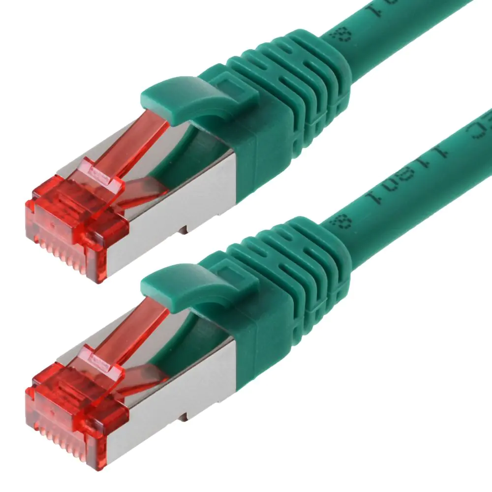 exertis Connect - Patch-Kabel - RJ-45 (M) zu RJ-45 (M) - 15 m - SSTP-Kabel - CAT 6 - halogenfrei - grün exertis Connect - Patch-Kabel - RJ-45 (M) zu RJ-45 (M) - 15 m - SSTP-Kabel - CAT 6 - halogenfrei - grün