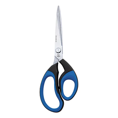 WEDO Schere 9898 8Zoll 21cm Edelstahl Gummigriff Softcut