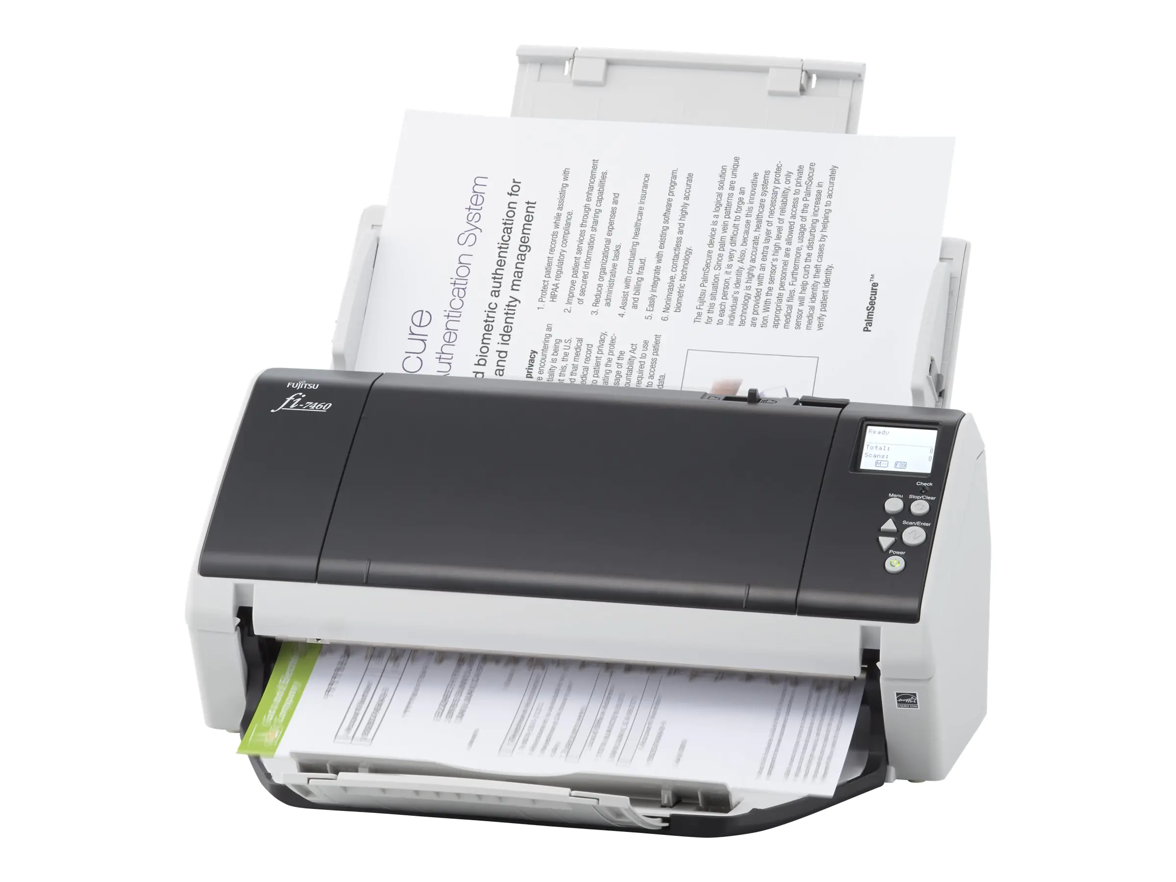 Fujitsu fi-7460 - Dokumentenscanner - Dual CCD - Duplex - 304.8 x 431.8 mm - 600 dpi x 600 dpi - bis zu 60 Seiten/Min. (einfarbig) / bis zu 60 Seiten/Min. (Farbe) - automatischer Dokumenteneinzug (100 Blätter) - USB 3.0