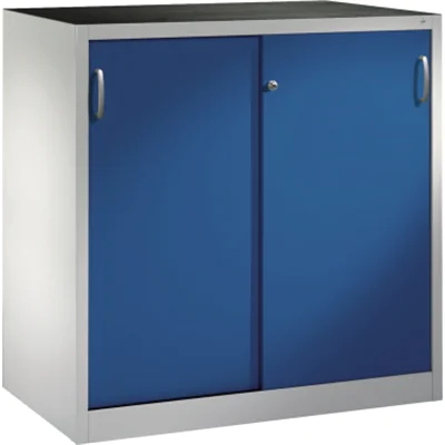 C+P Werkzeugschrank 206709S10020 Schiebetür 1200x1200x600mm lgr/ebl