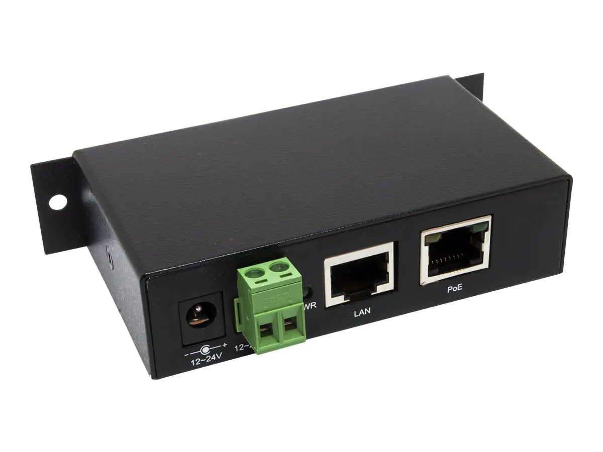 EXSYS EX-6007PoE - Power Injector - 12 - 24 V - 34.2 Watt - Ausgangsanschlüsse: 1