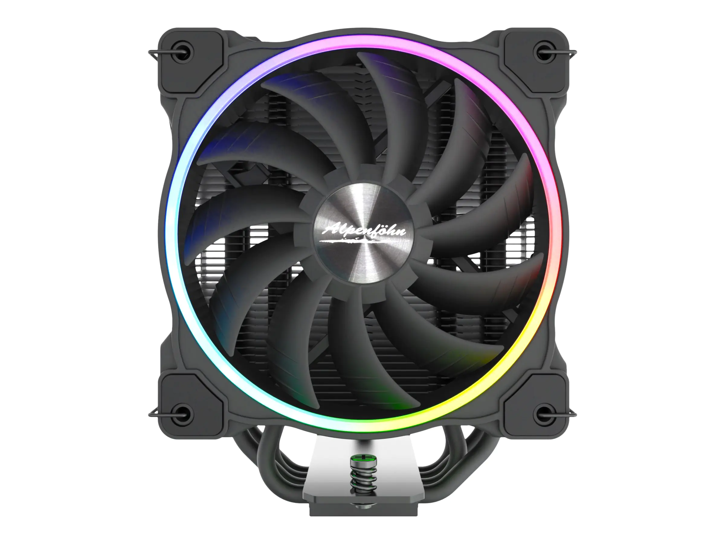 Alpenföhn Dolomit Advanced - Prozessor-Luftkühler - (für: LGA1156, LGA1155, LGA2011, LGA1150, LGA2011-3, LGA1151, AM4, LGA2066, LGA1200) - Aluminium mit nickelbeschichteter Kupferbasis - 120 mm - mattschwarz